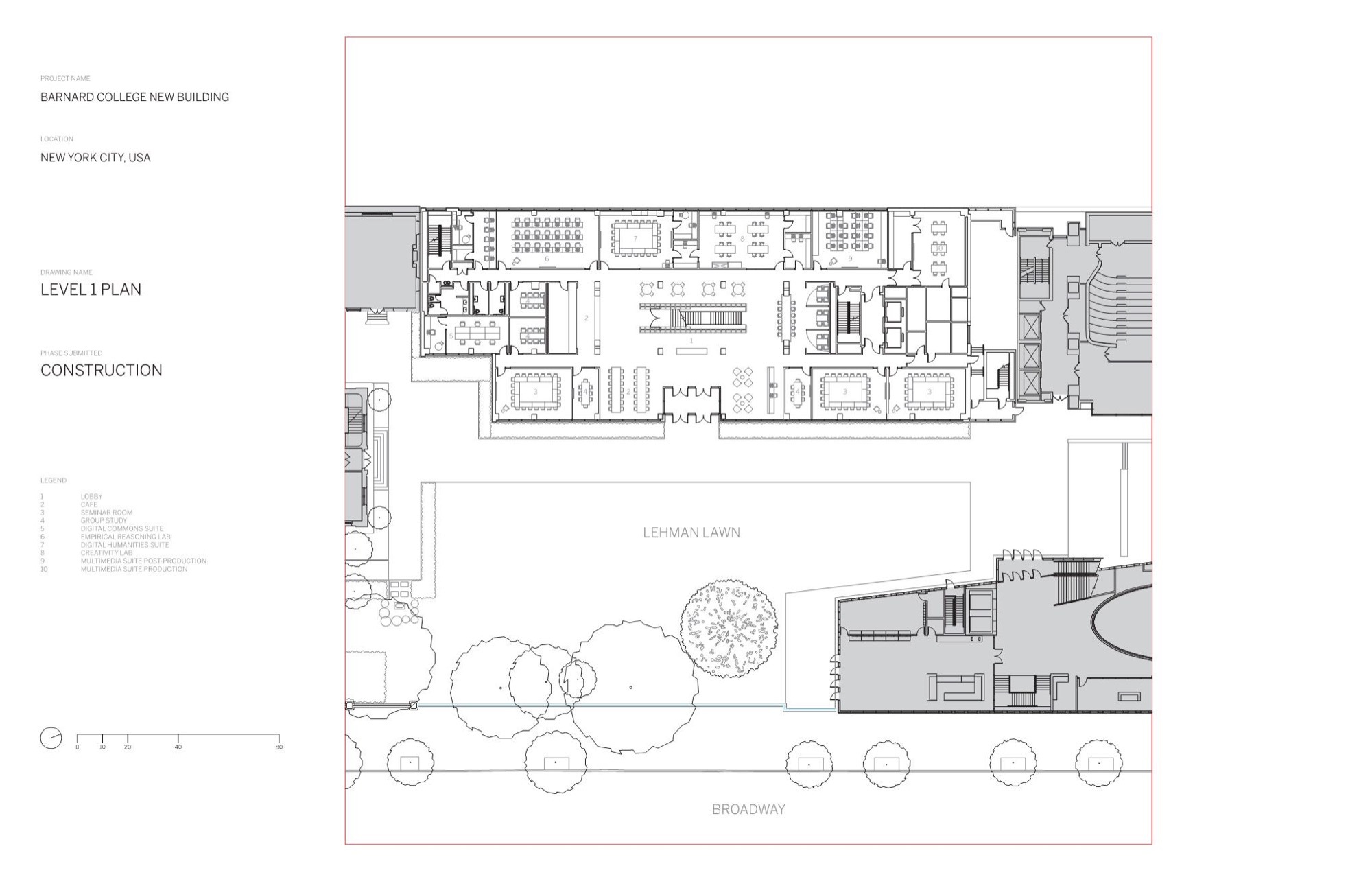 Barnard College Campus Map