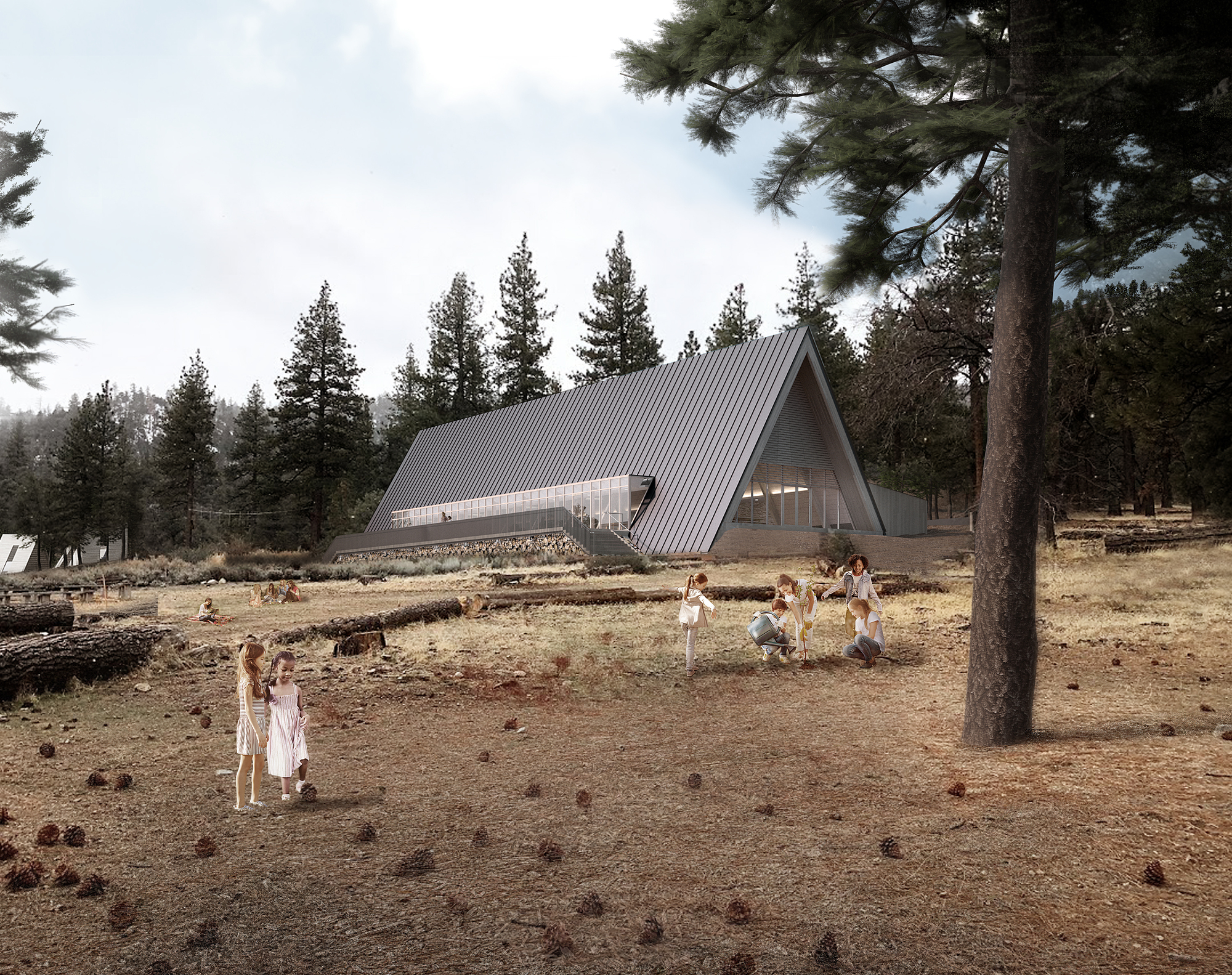 Perkins Will Design A Frame Cabins For California S Camp Lakota