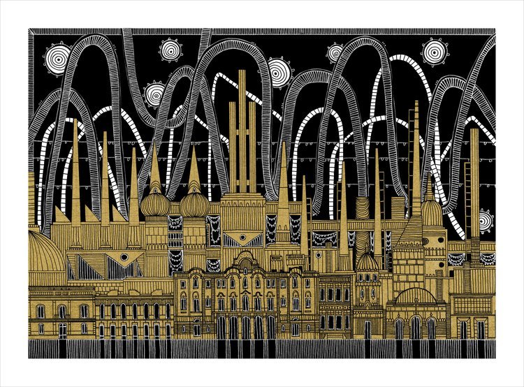 Gallery of Intricate Illustrations of Italo Calvino