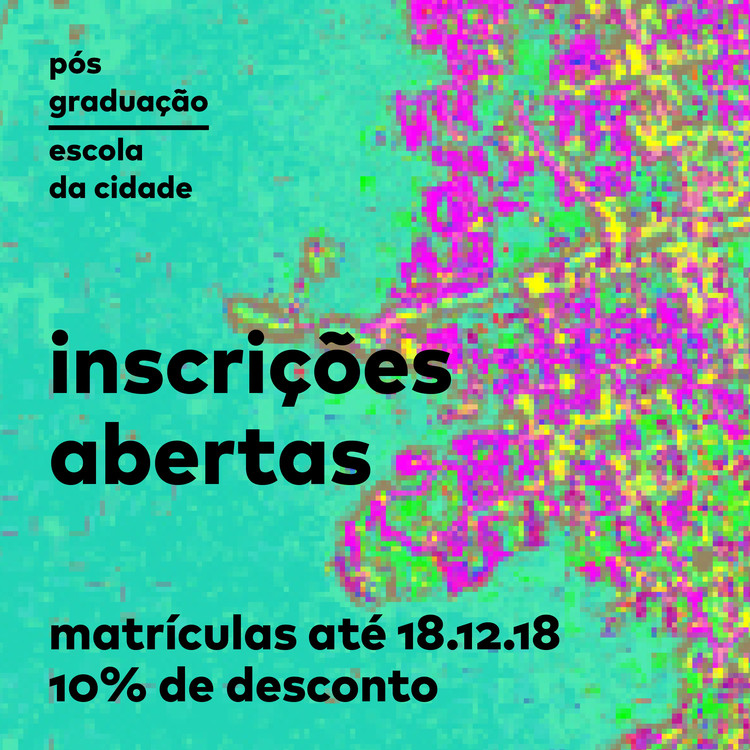 Inscrições Pós-graduação 2019 - Escola da Cidade - Imagem de Destaque