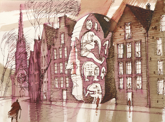 Desenhos de Edifícios / Desenhar Edifícios: A Obra de Sergei Tchoban Desenhos de Edifícios / Desenhar Edifícios: A Obra de Sergei Tchoban - Imagem 3 de 15