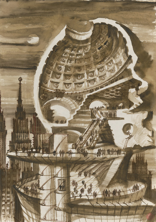 Desenhos de Edifícios / Desenhar Edifícios: A Obra de Sergei Tchoban Desenhos de Edifícios / Desenhar Edifícios: A Obra de Sergei Tchoban - Imagem 8 de 15