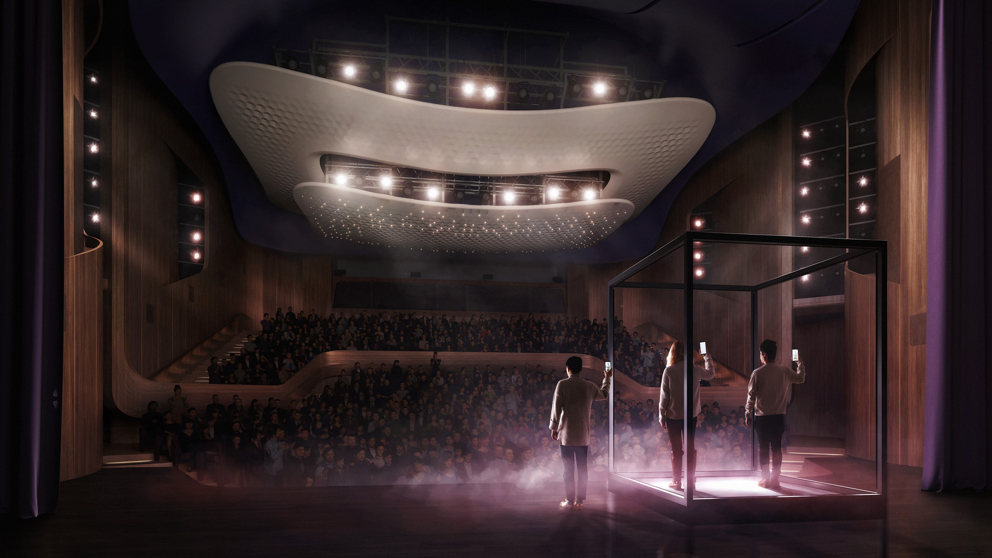 Gallery Of UNStudio Designs Transparent Stacked Theater For Hong Kong gallery-of-unstudio-designs-transparent-stacked-theater-for-hong-kong