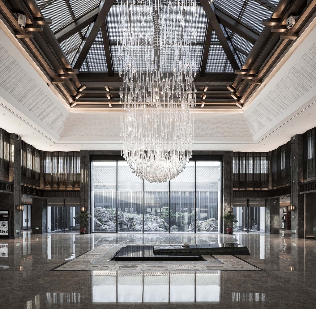 Gallery Of The Lobby Reconstruction Of Shaoxing Hotel Uad 12