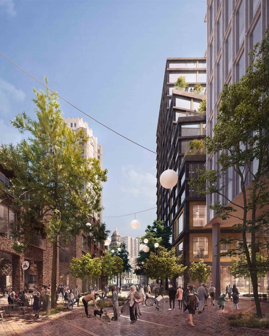 Schmidt Hammer Lassen's First U.S. Project Breaks Ground in Detroit - Image 4 of 10
