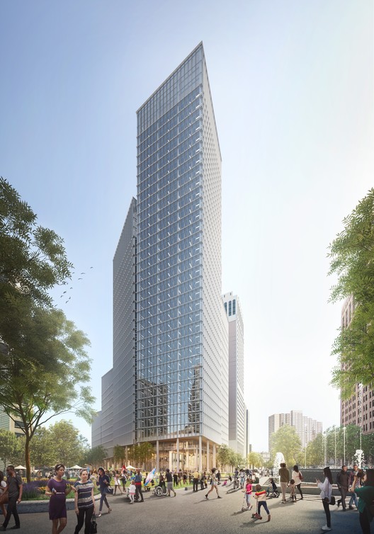 Schmidt Hammer Lassen's First U.S. Project Breaks Ground in Detroit - Image 3 of 10