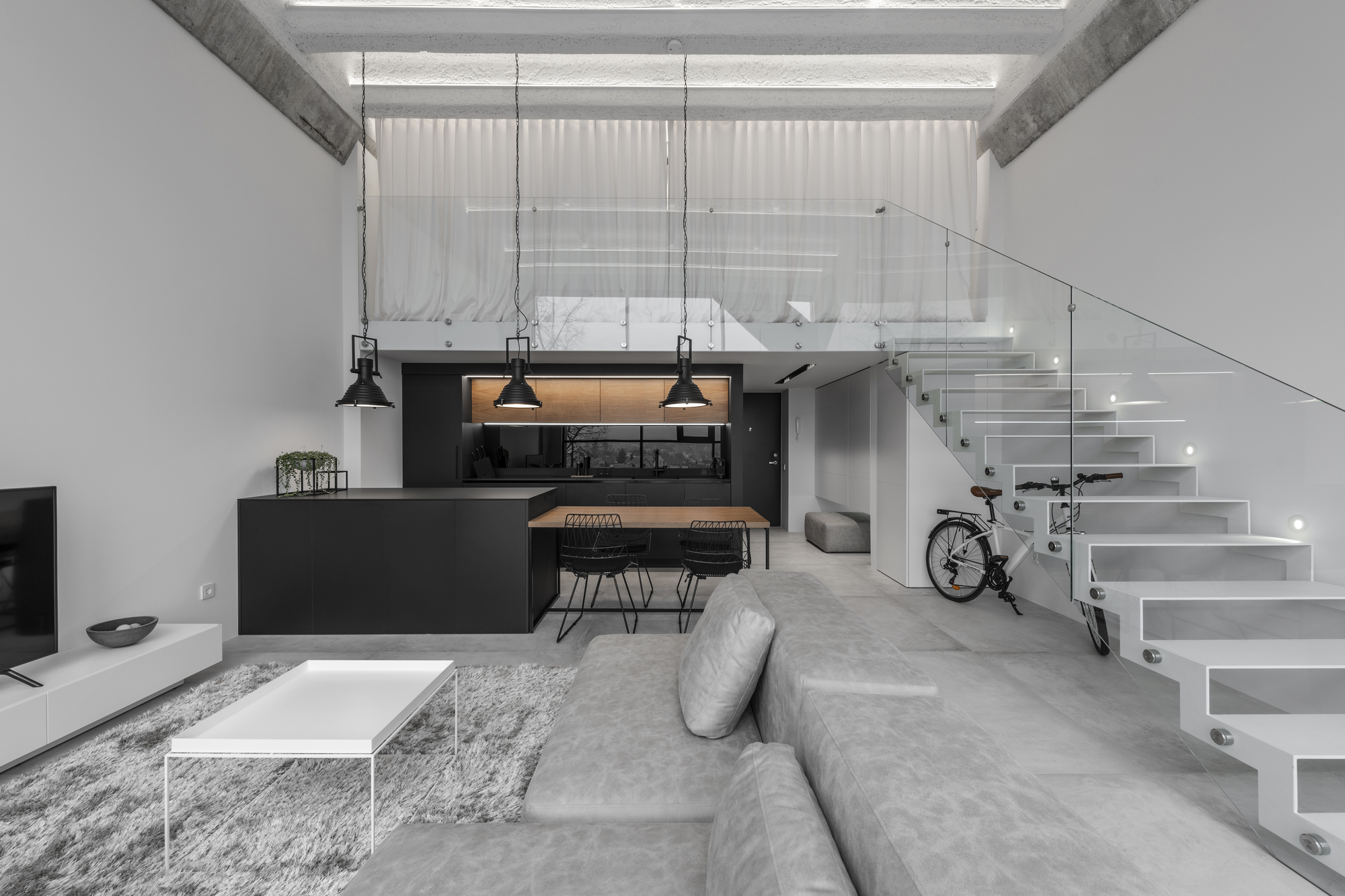 Galería de Loft industrial minimalista / IDwhite - 43
