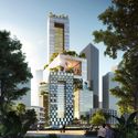 MVRDV vence concurso para a sede da Vanke em Shenzhen com oito volumes empilhados que remetem a uma “cidade 3D” - Cinema E Arquitetura