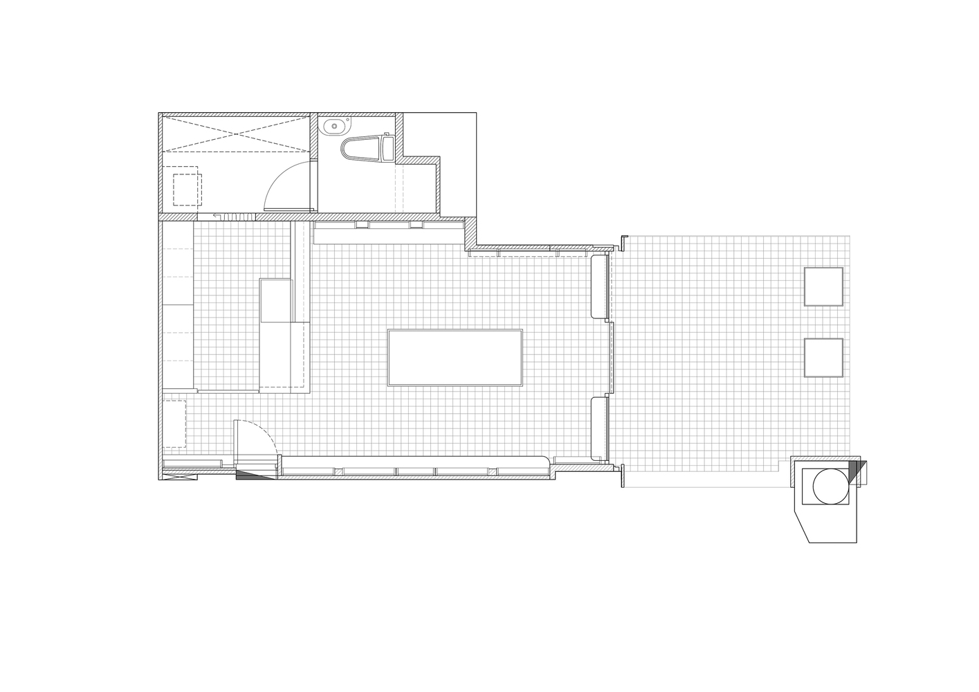 Store Square Meter Example Gallery of Retail Stores Under 100 Square Meters: Examples in Plan and ...