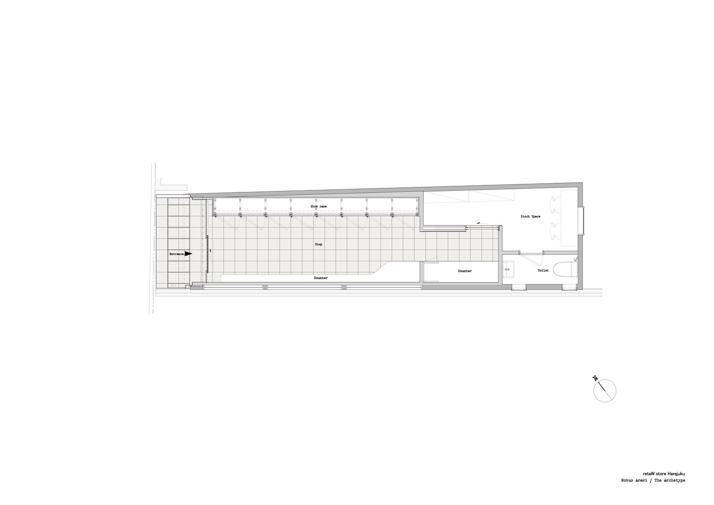 Store Square Meter Example Gallery of Retail Stores Under 100 Square Meters: Examples in Plan and ...