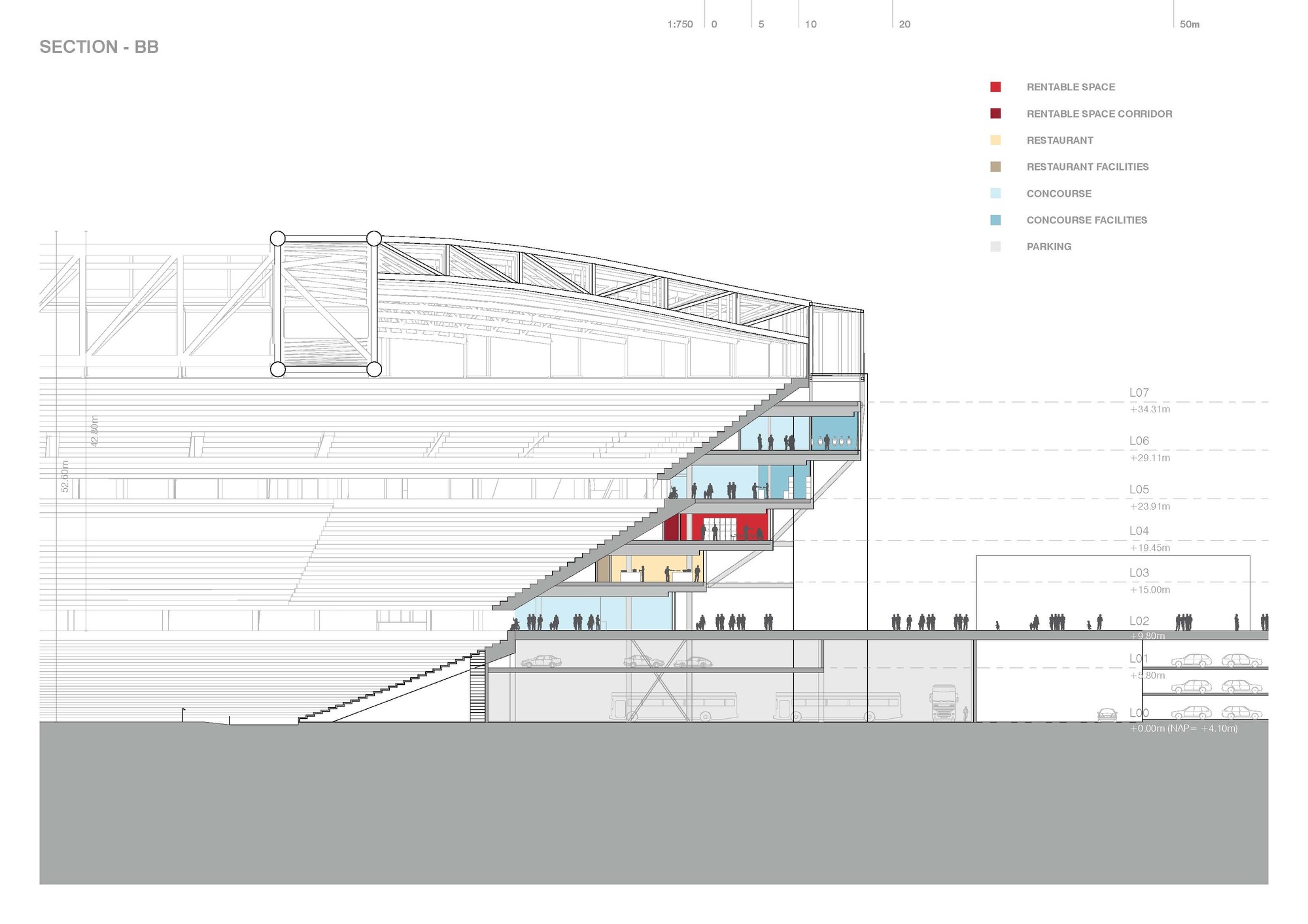 Gallery Of Oma Reveals New Feyenoord Stadium Design In Rotterdam 15