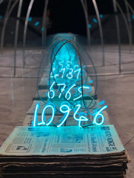 A reflection between object and form through materials at Pirelli HangarBicocca - Image 3 of 11