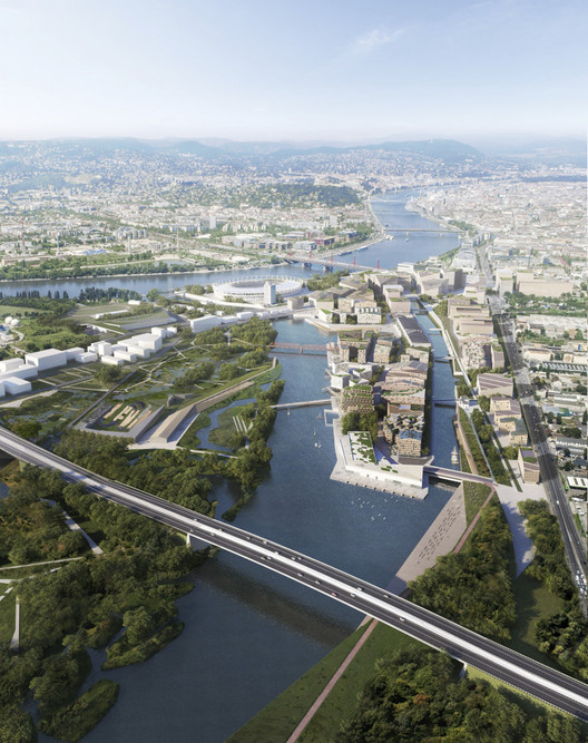  Budapest South Gate Masterplan. Image Courtesy of Filippo Bolognese, Snøhetta