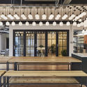 Tala Studios / Archer Architects - Interior Photography, Office Buildings, Kitchen, Facade, Beam, Bench