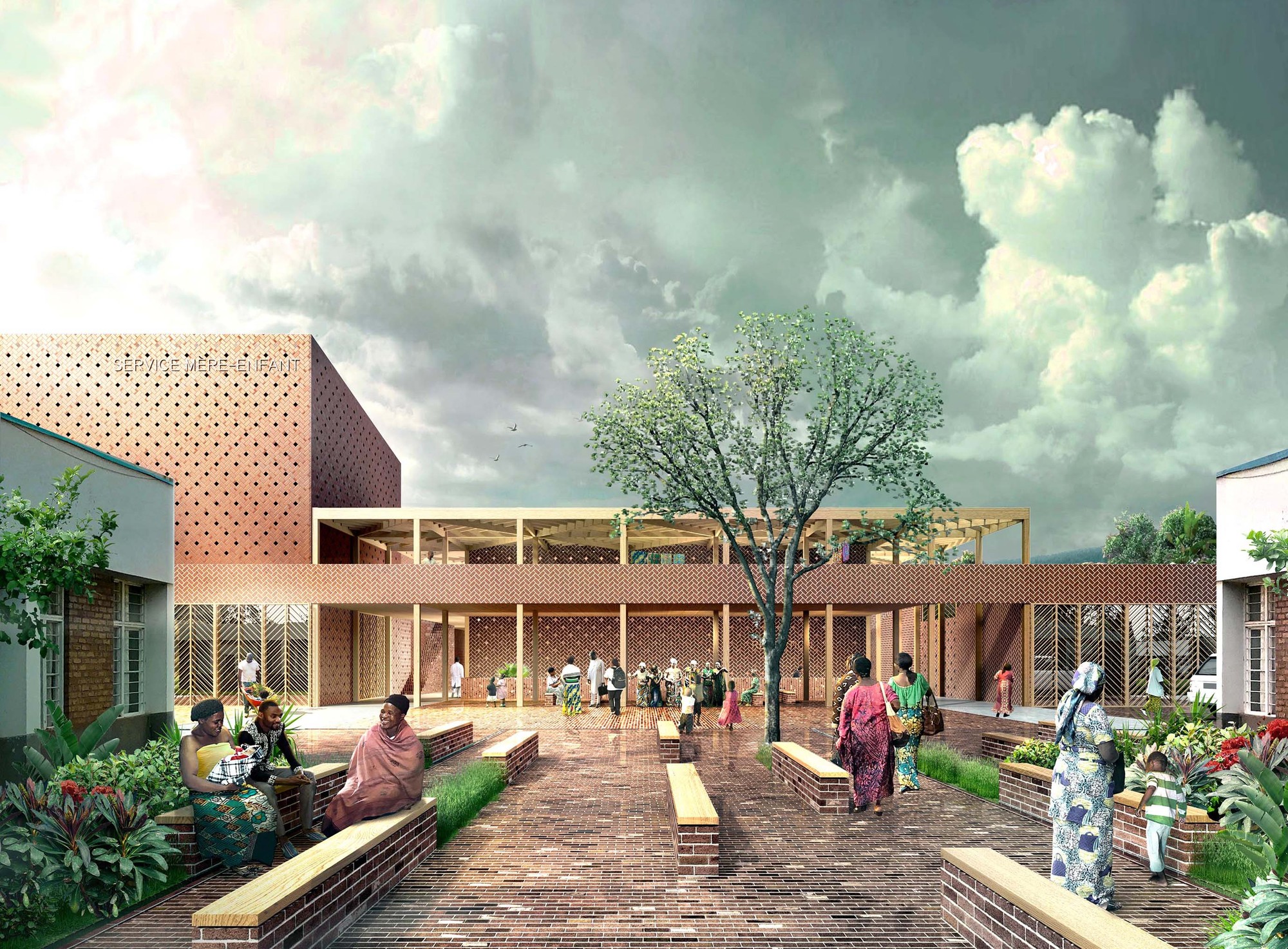 White Arkitekter designs Mother & Baby Hospital Unit in the Democratic