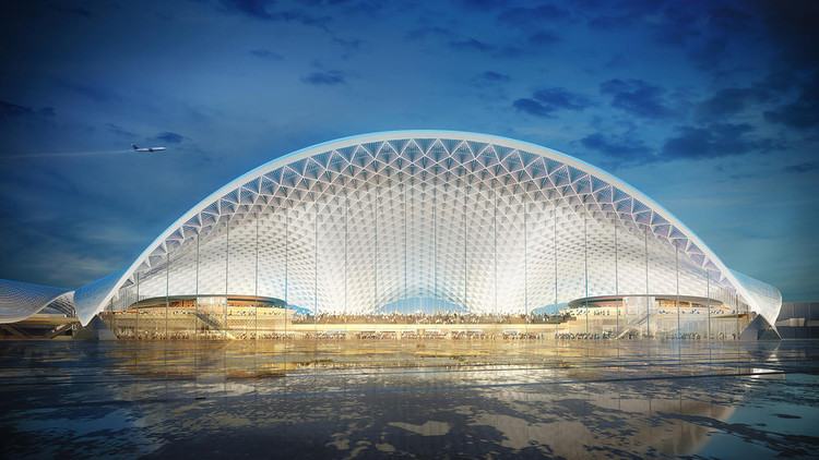 Five Designs for Chicago’s O’Hare Global Terminal go to Public Vote - Featured Image