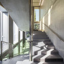 Simone Veil Middle School in Nice / Comte & Vollenweider - Refurbishment, Facade, Handrail, Stairs