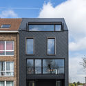 Passive Rowhouse SMETVANDERVEKEN / denc!-studio - Windows, Brick, Facade, Stairs