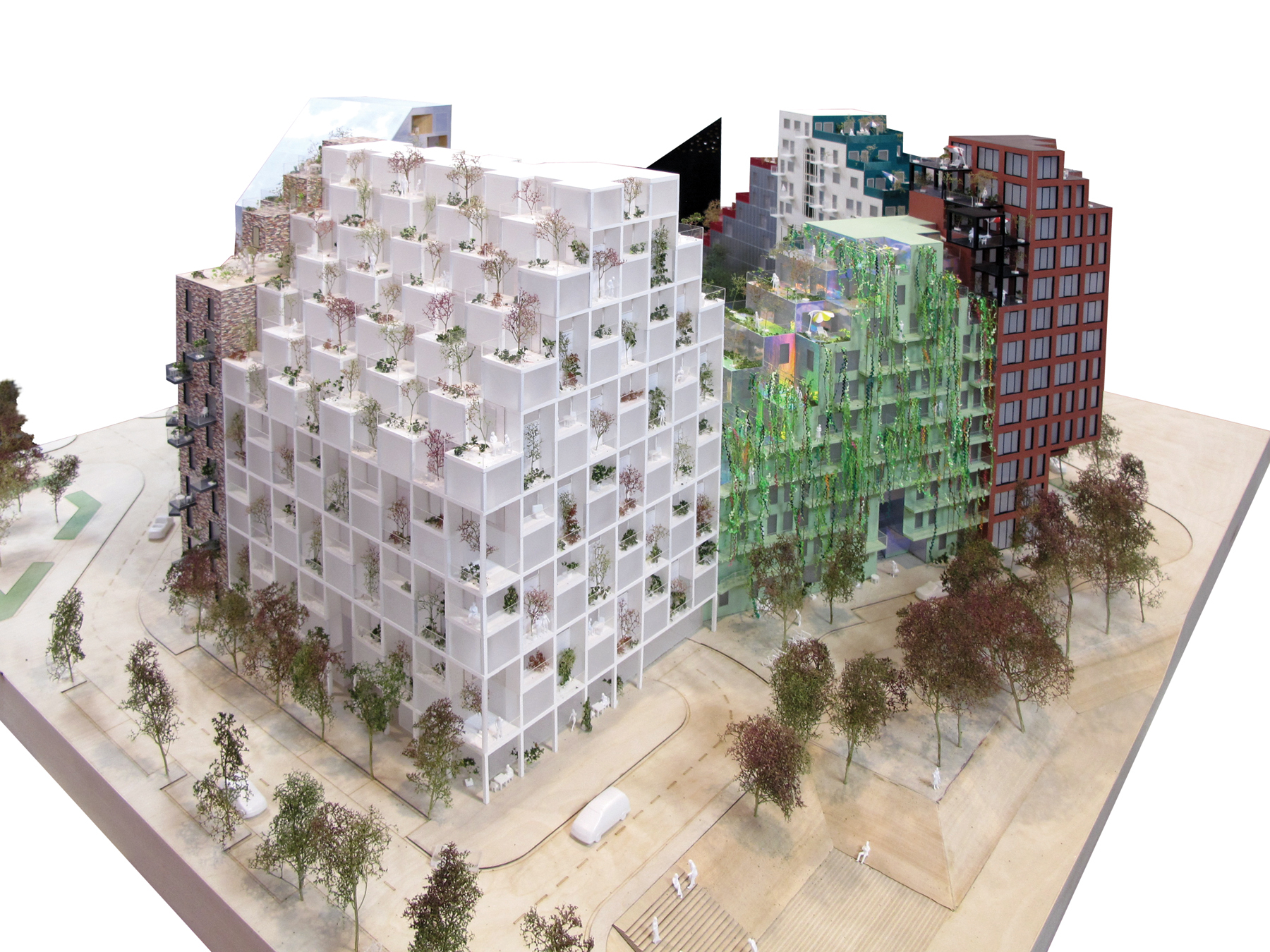 Gallery of Manuelle Gautrand Designs Futuristic Housing Block for