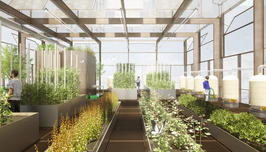 Studio NAB designs a Floating Urban Farming Tower for Future Cities Studio NAB designs a Floating Urban Farming Tower for Future Cities - Image 5 of 13