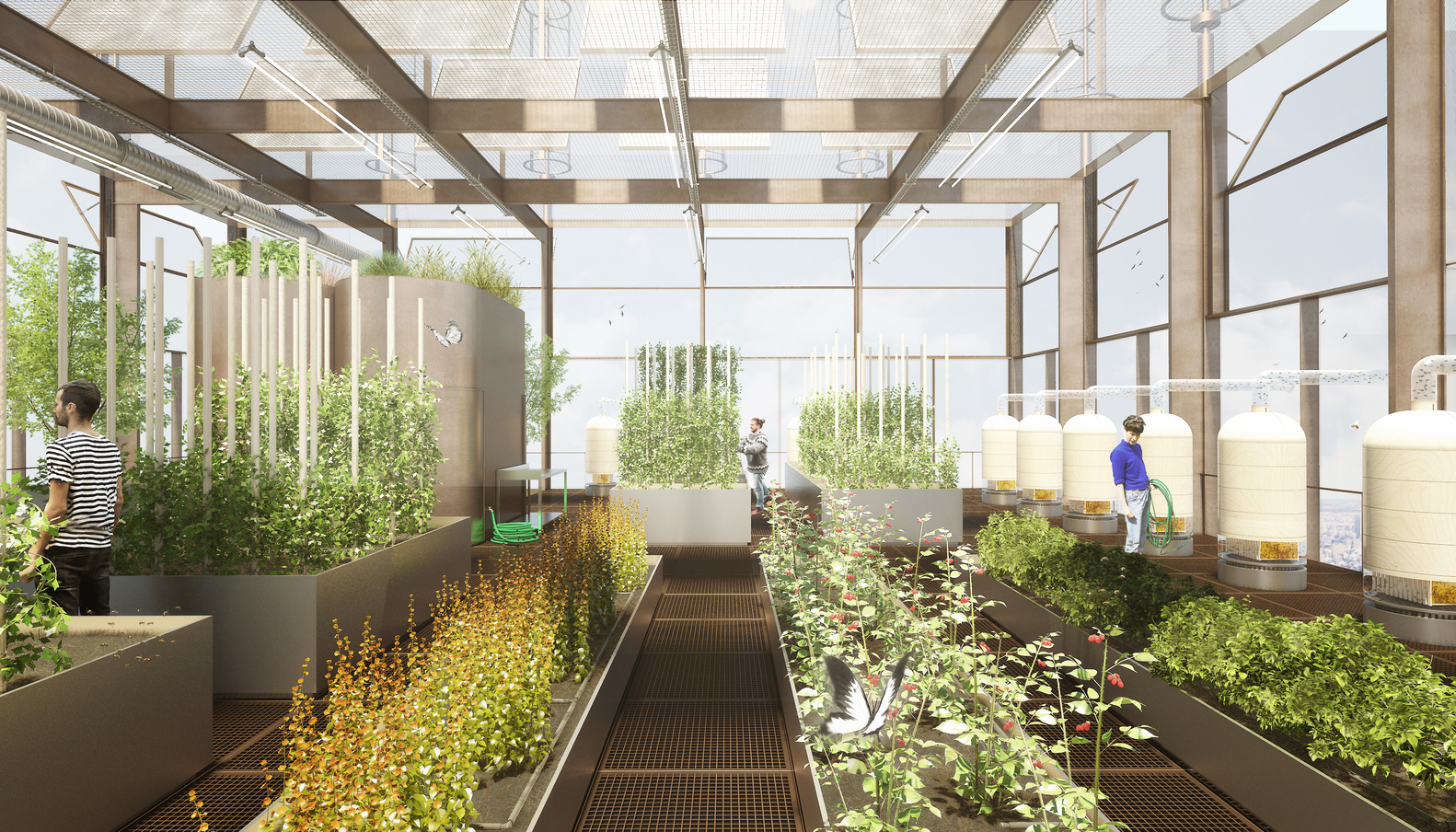 Gallery of Studio NAB designs a Floating Urban Farming Tower for Future ...