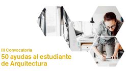 3rd Call for Arquia Social Grants for architecture students in Spain