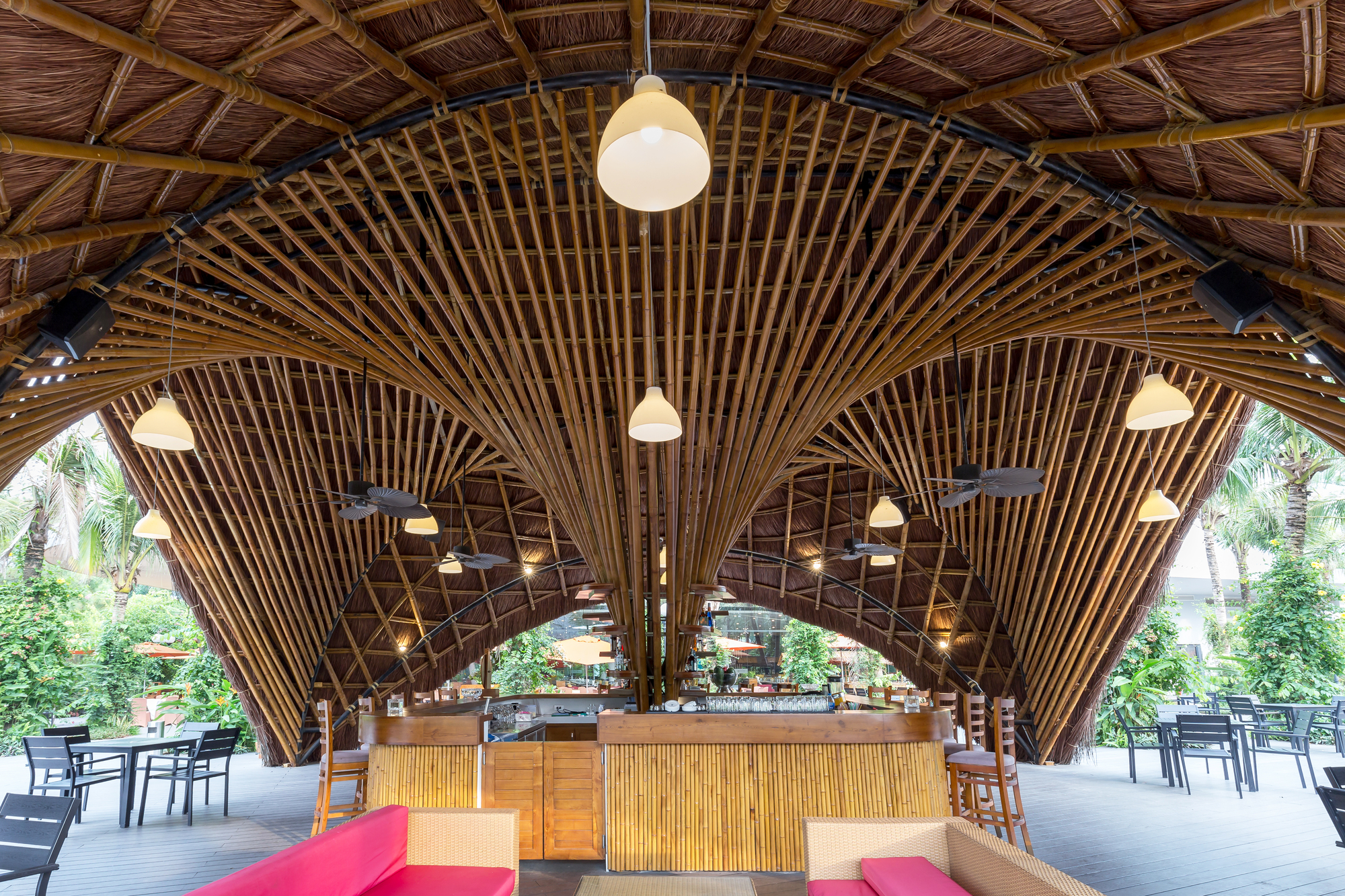 Gallery of Flamingo Bamboo Pavilion / BambuBuild 2