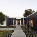 House in Silhouette / Andever - Exterior Photography, Windows, Facade