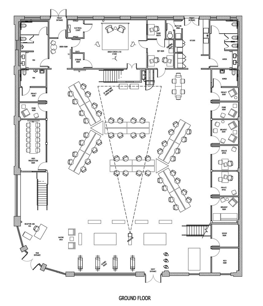 Gallery of Offices and Workplaces Examples in Plan 65