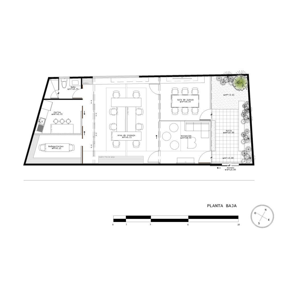 Oficinas y espacios de trabajo: 50 ejemplos de arquitectura en planta (entre 100 m2 y 10000 m2) - Imagen 52 de 120