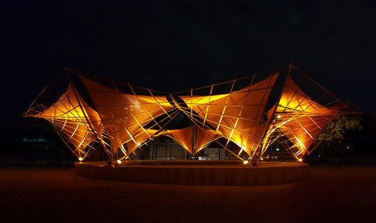 Exploring double curvature in bamboo structures to activate disused public spaces - Image 10 of 14