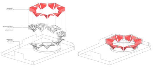 Exploring double curvature in bamboo structures to activate disused public spaces - Image 14 of 14