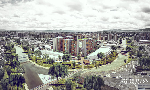First Place in the Competition for Social Housing in Bogotá / Vigliecca & Associados + Ensamble de Arquitectura Integral First Place in the Competition for Social Housing in Bogotá / Vigliecca & Associados + Ensamble de Arquitectura Integral - Image 1 of 17