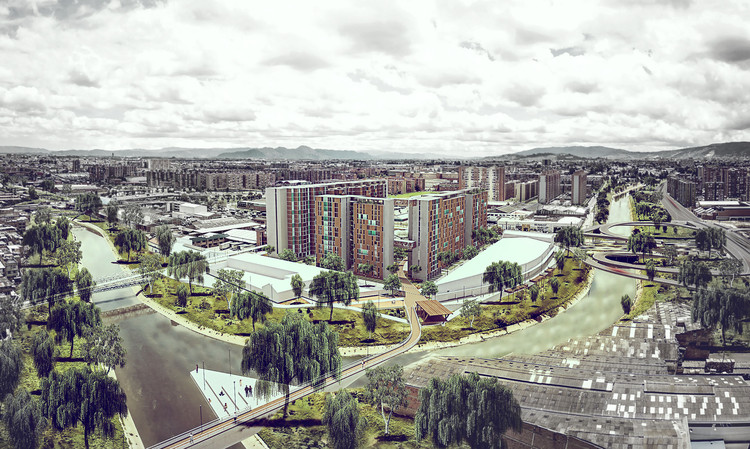 First Place in the Competition for Social Housing in Bogotá / Vigliecca & Associados + Ensamble de Arquitectura Integral - More Images