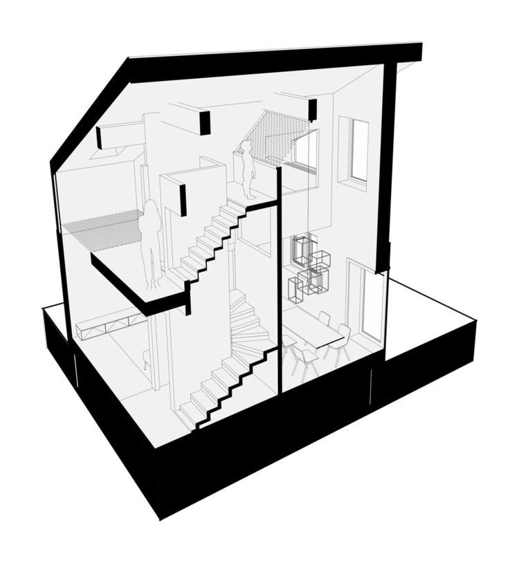 60 Best Residential Axonometric Drawings - Image 18 of 59