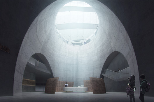 Weishe Architects Unveils Design for Qin’an County Archives, Featuring a "Weathered and Cracked" Facade Weishe Architects Unveils Design for Qin’an County Archives, Featuring a "Weathered and Cracked" Facade - Image 4 of 28