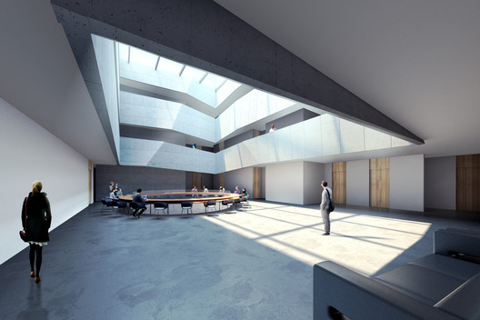 Weishe Architects Unveils Design for Qin’an County Archives, Featuring a "Weathered and Cracked" Facade Weishe Architects Unveils Design for Qin’an County Archives, Featuring a "Weathered and Cracked" Facade - Image 8 of 28