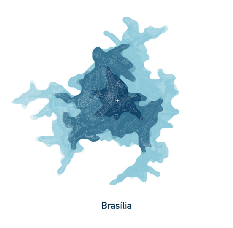 Até onde você consegue chegar em 10, 20 e 30 minutos de carro? Analisando as capitais do Brasil - Mais Imagens