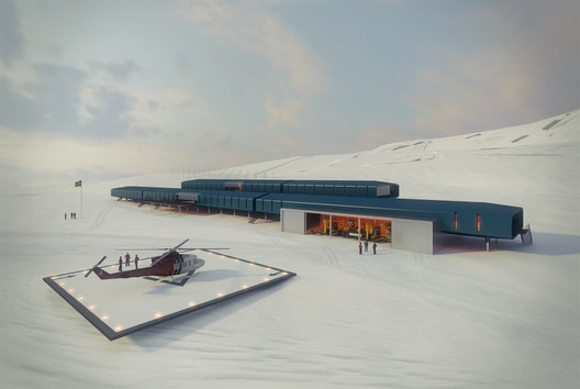 Comandante Ferraz Station, designed by Estúdio 41, is ready for inauguration in Antarctica Comandante Ferraz Station, designed by Estúdio 41, is ready for inauguration in Antarctica - Image 2 of 3