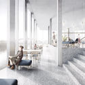 Barkow Leibinger projeta hotel e apart-hotel triangular "Lighthouse" para a orla de Frankfurt - Image 2 of 4