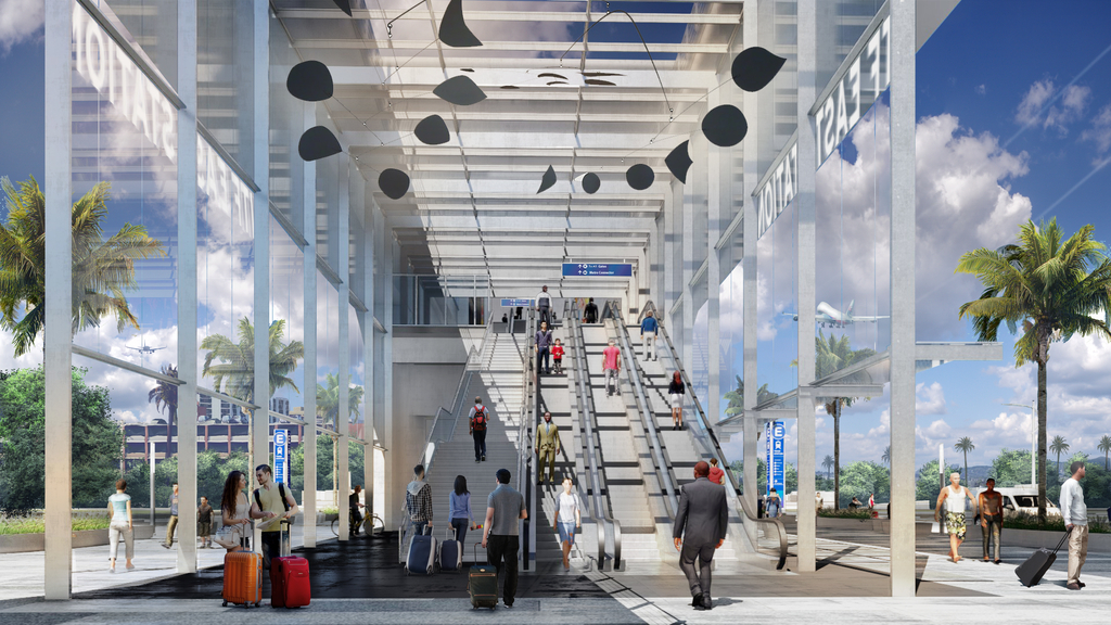 Gallery of LAX Breaks Ground on its New People Mover 3