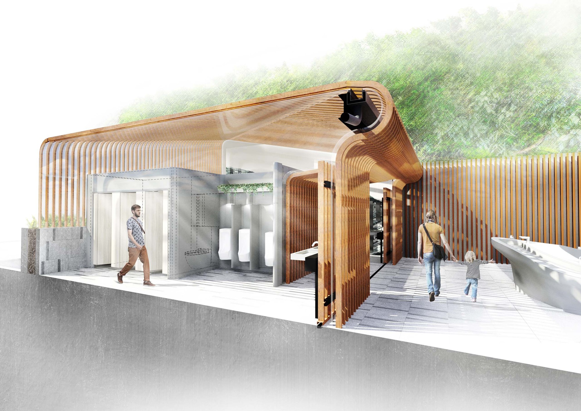 Gallery of Garden Restroom / LAAB Architects 20