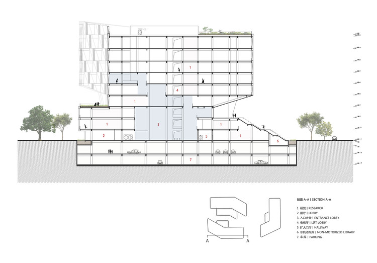 LYCS Architecture Unveils 'GeTui Hangzhou Headquarters' Design, with a Dynamic Form Resembling a Whale - Image 9 of 9