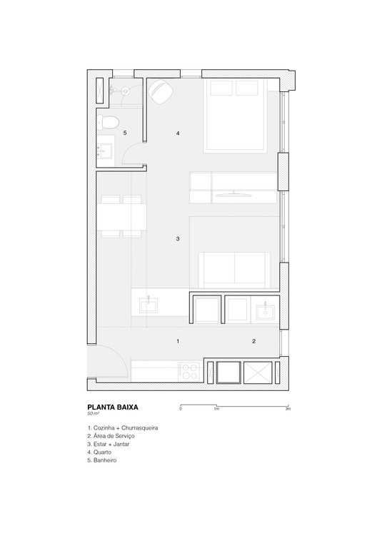 Artsy Apartment / BARRA Arquitetos Artsy Apartment / BARRA Arquitetos - Image 20 of 23