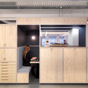 Pocket Living Workspace / Threefold Architects - Interior Photography, Kitchen, Countertop, Chair