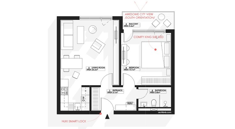 Archibnb ofrece dibujar planos arquitectónicos para espacios de Airbnb - Imagen Principal