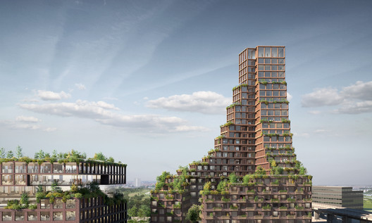 Third Nature and Lendager Group Design Upcycled High-Rise for Copenhagen Third Nature and Lendager Group Design Upcycled High-Rise for Copenhagen - Image 4 of 12