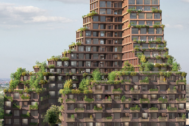 Third Nature and Lendager Group Design Upcycled High-Rise for Copenhagen - Image 2 of 12