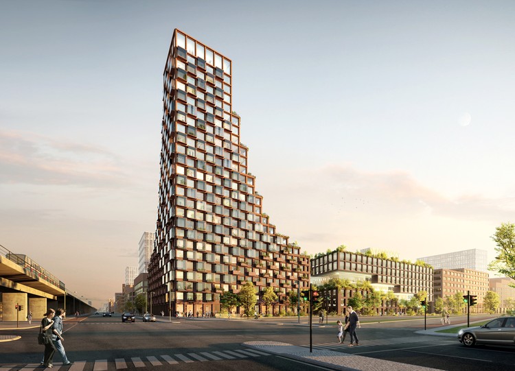 Third Nature and Lendager Group Design Upcycled High-Rise for Copenhagen - More Images