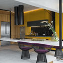 Dijon Kitchen / Diego Revollo Arquitetura - Interior Photography, Kitchen, Table, Chair, Countertop